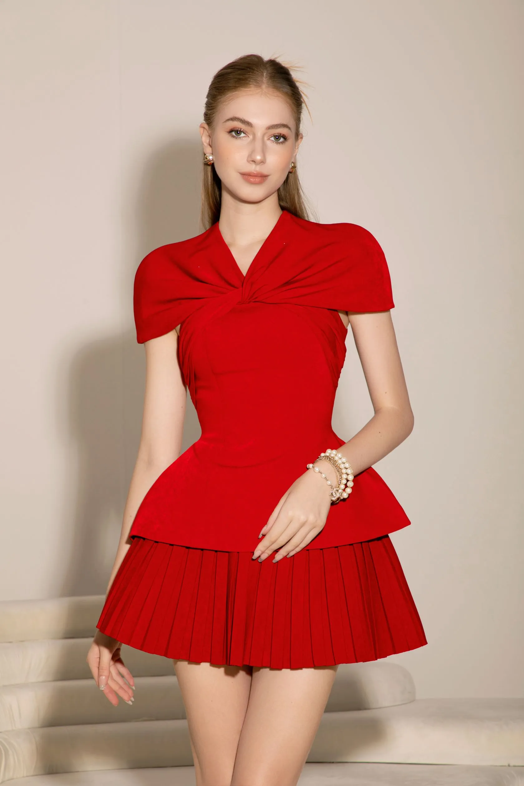 Erin Red Twisted Set