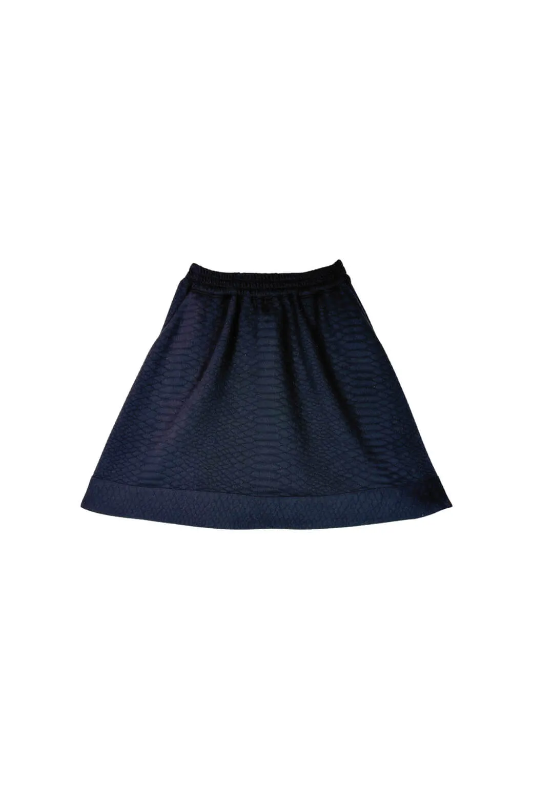 Everyday MINI Skirt  - Black Python Knit