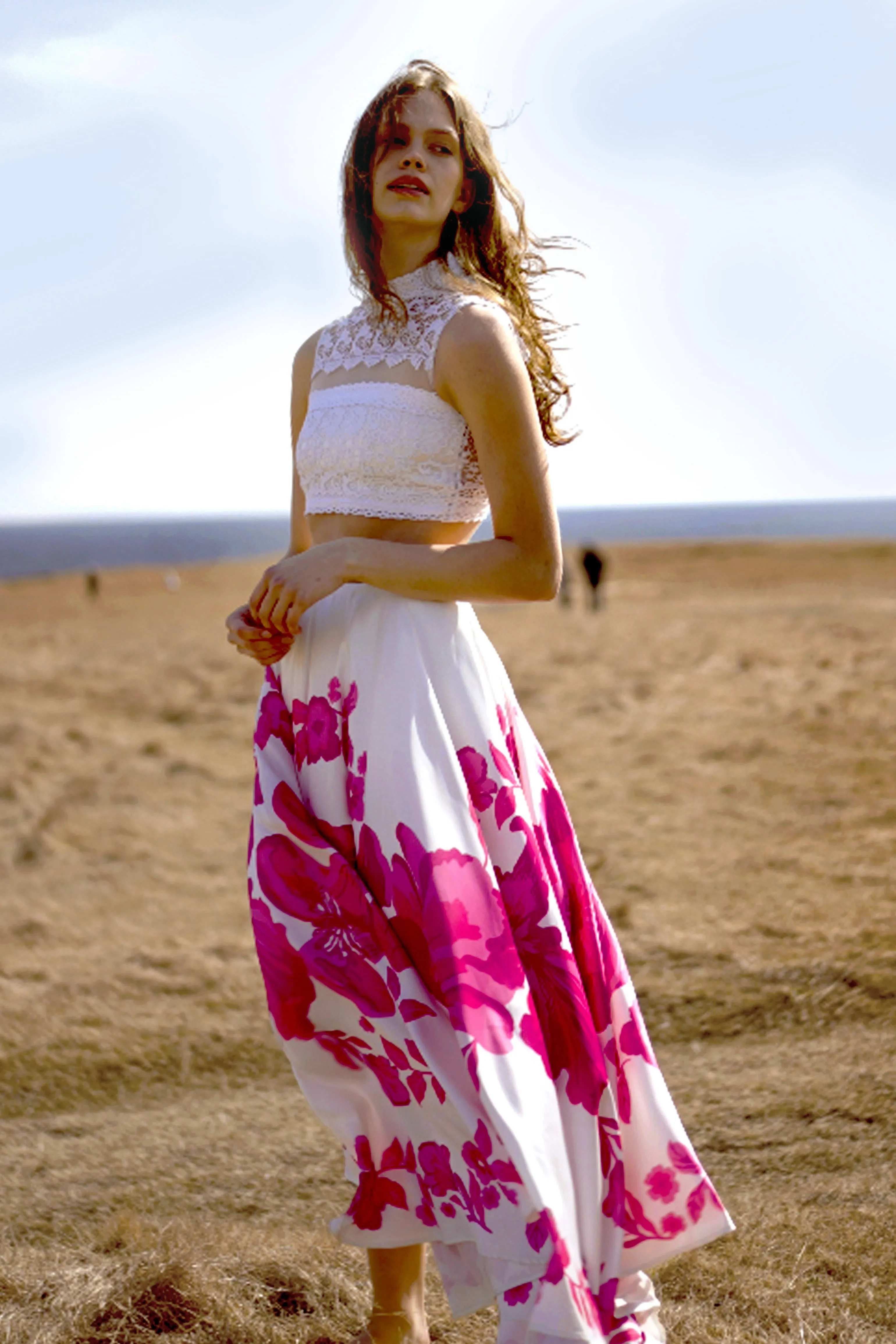 Floral Maxi Skirt