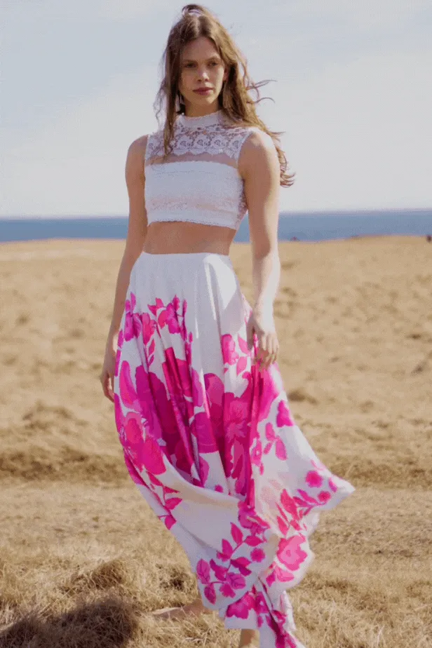 Floral Maxi Skirt