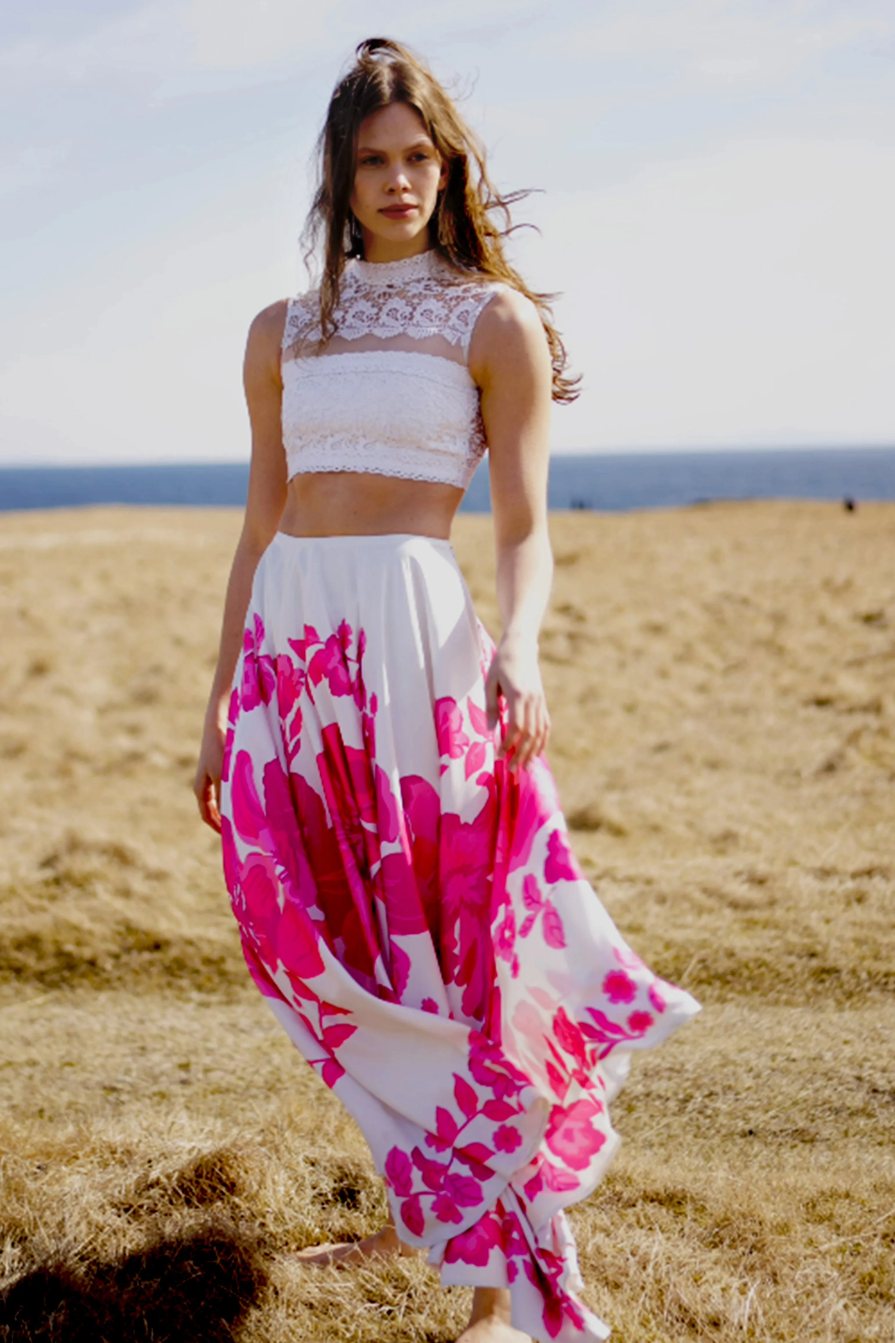 Floral Maxi Skirt