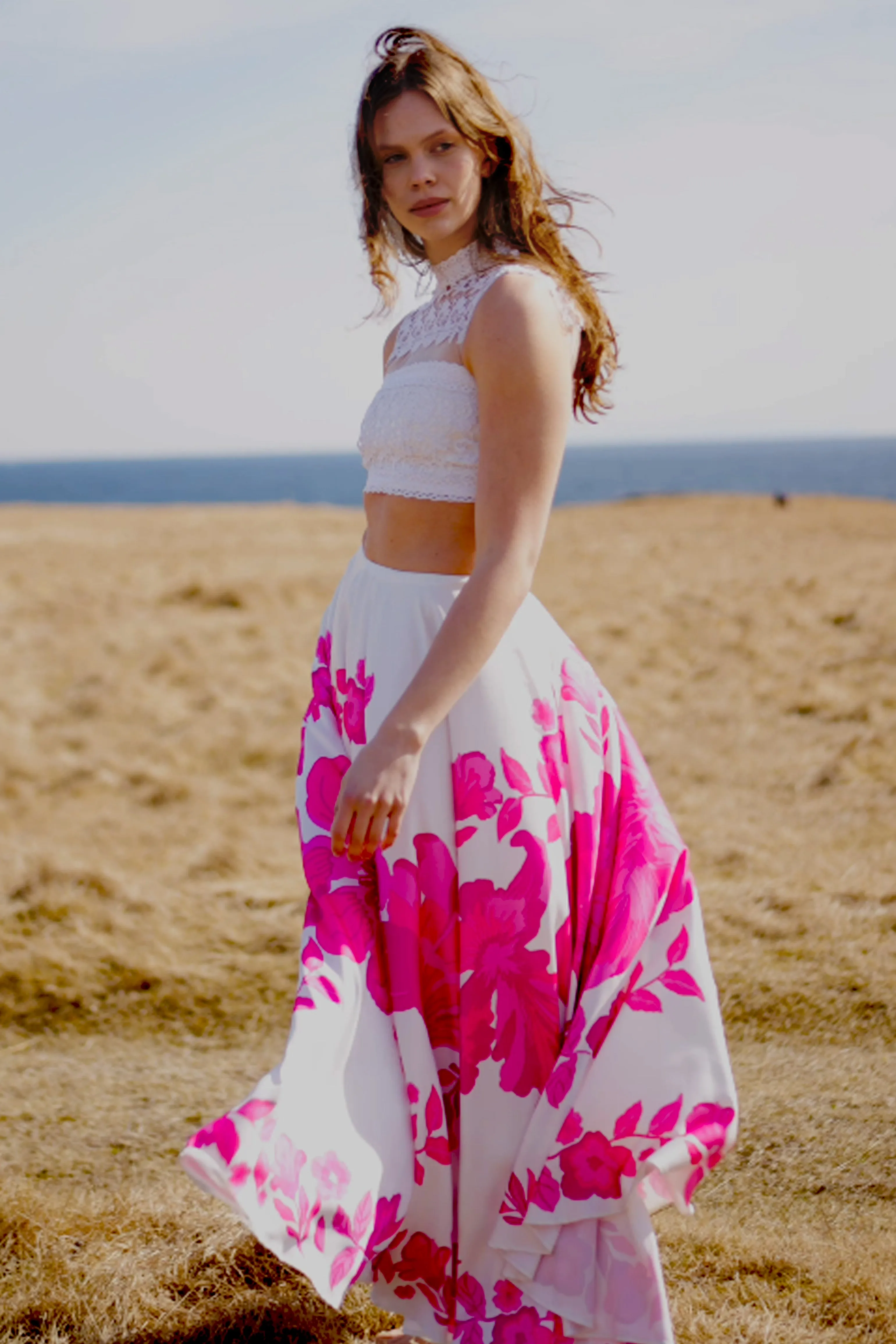 Floral Maxi Skirt