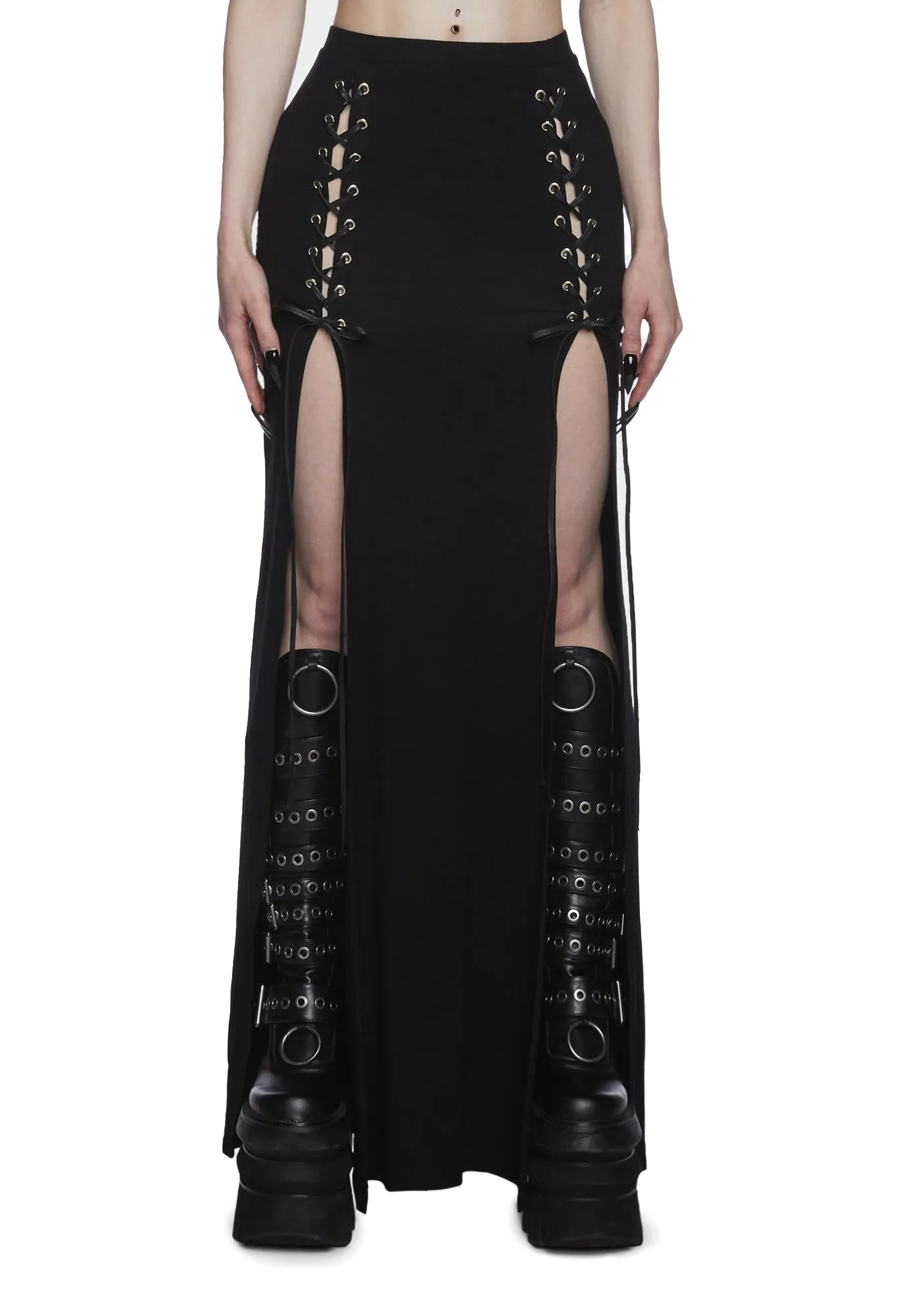 Glitch In The Matrix Maxi Skirt