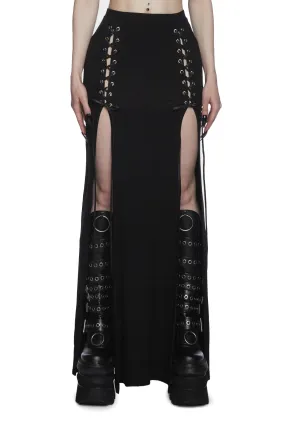 Glitch In The Matrix Maxi Skirt