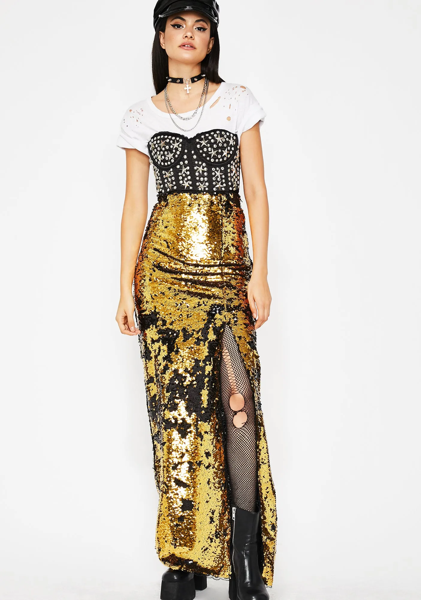 Goldie Forever Shinin' Sequin Skirt