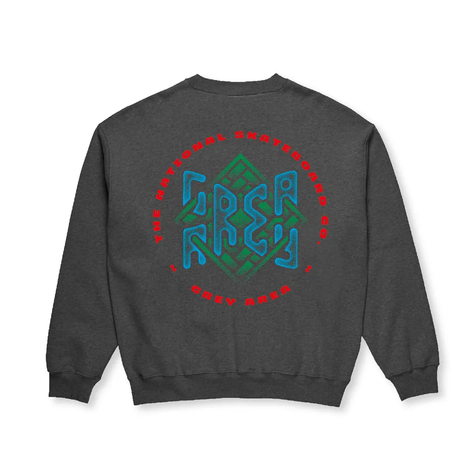 GREY AREA CREWNECK - DARK GREY
