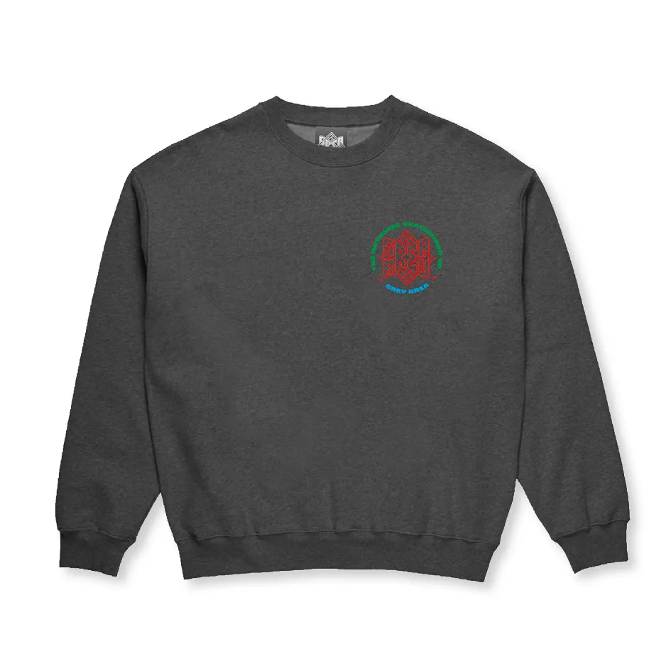 GREY AREA CREWNECK - DARK GREY