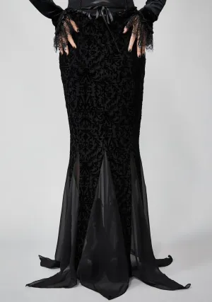 Haunted Wonderland Maxi Skirt