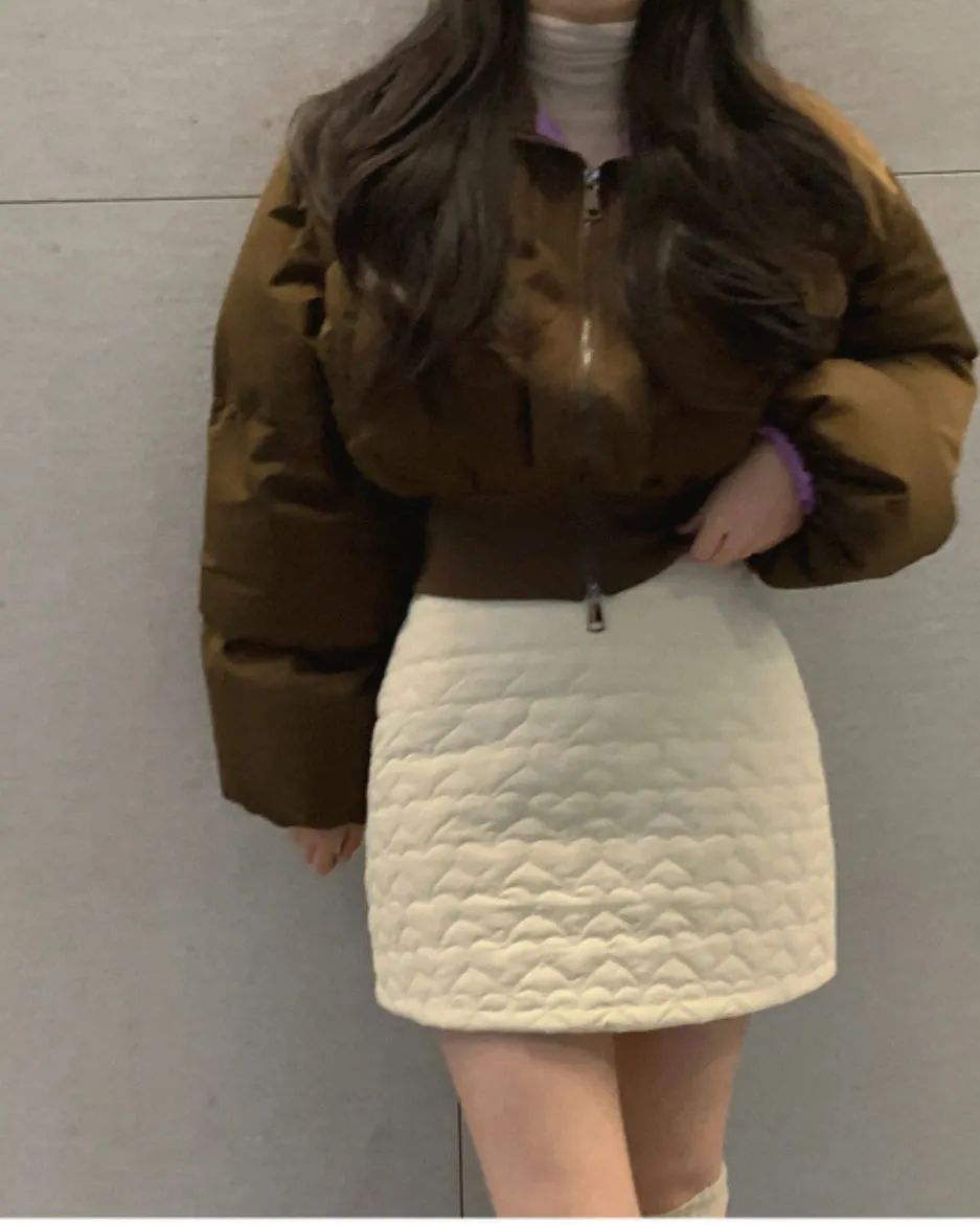 Heart Quilted Baning Skirt