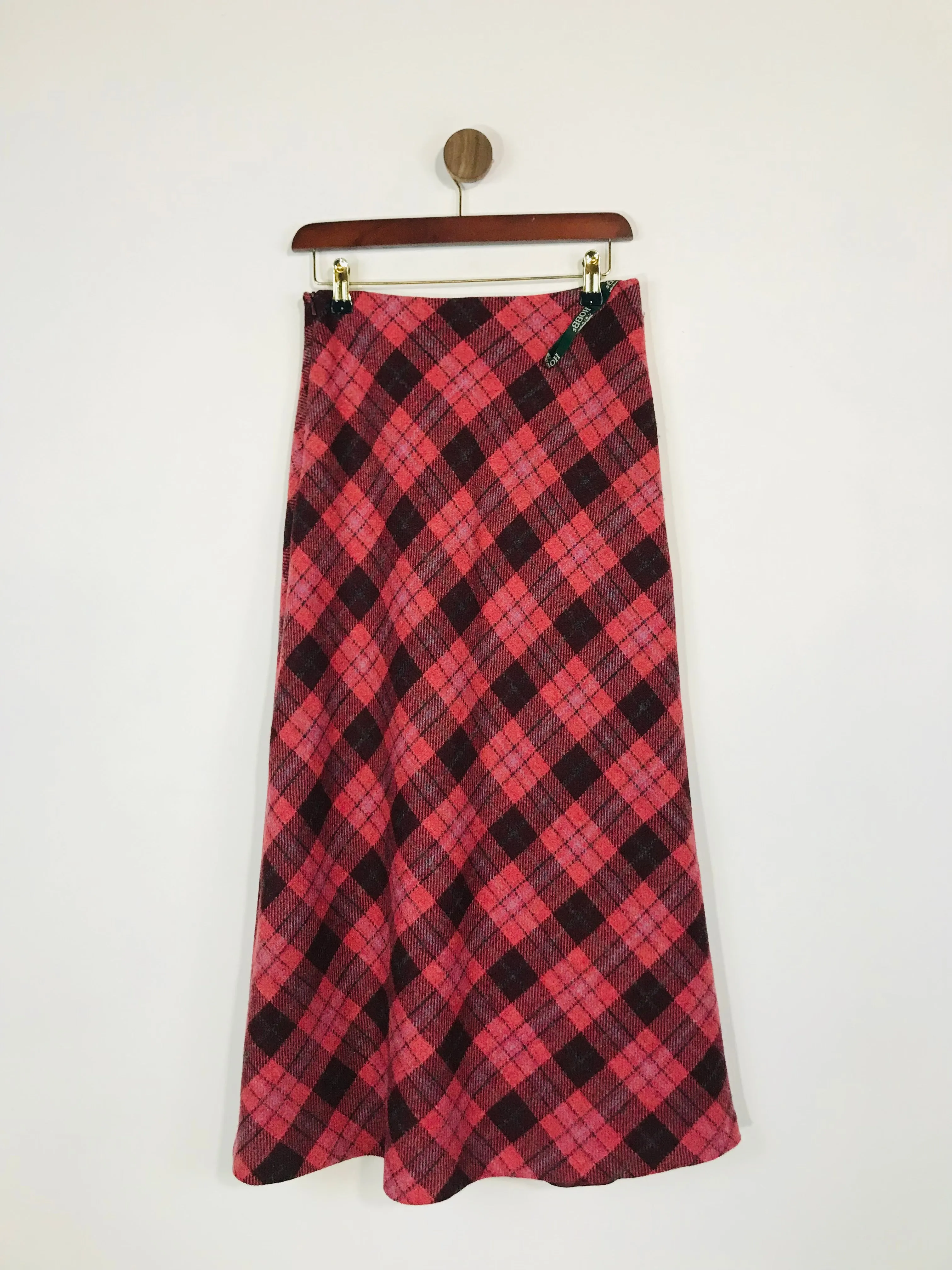 Hobbs Women's Vintage Argyle Maxi Skirt | UK10 | Pink