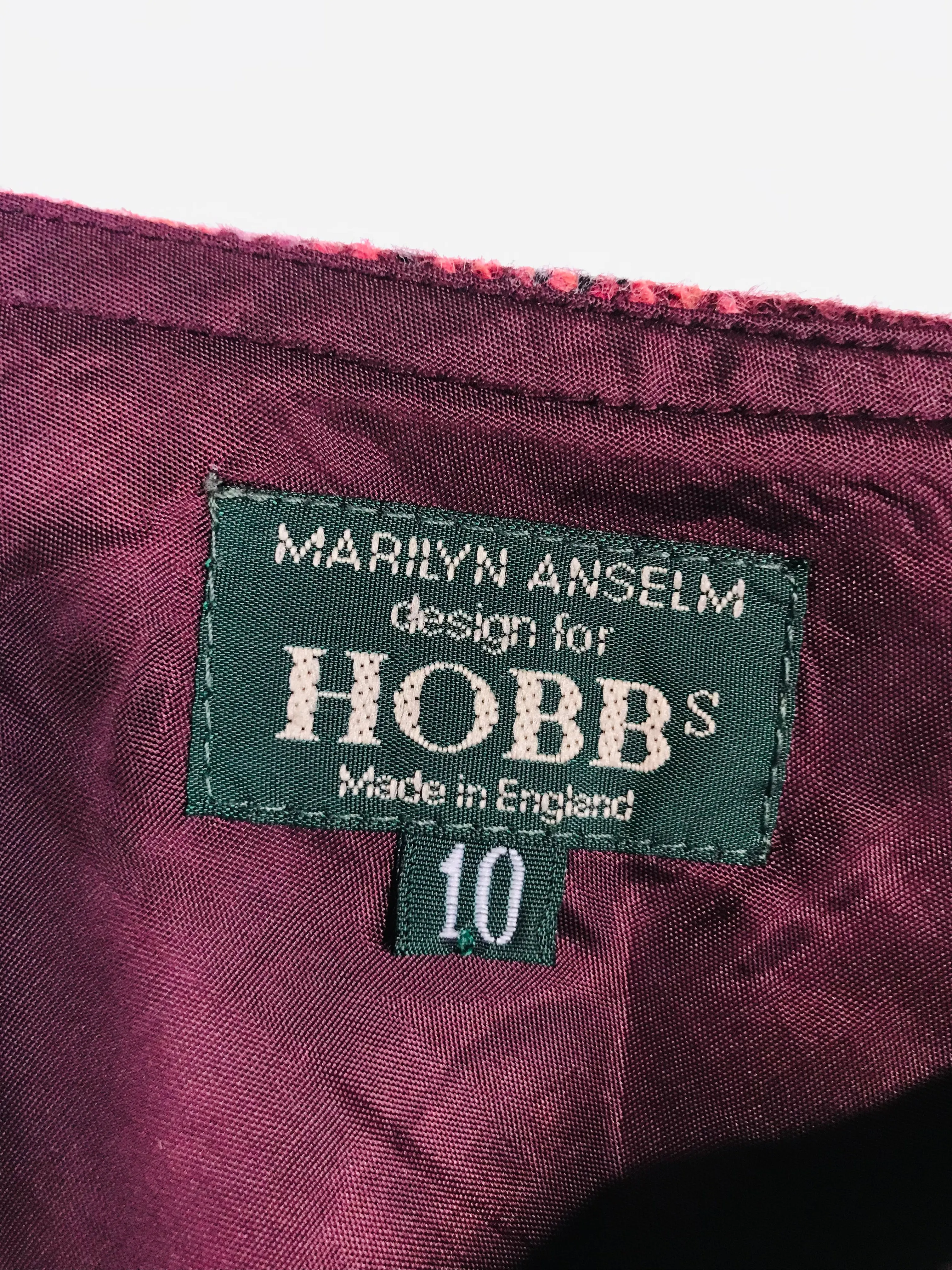 Hobbs Women's Vintage Argyle Maxi Skirt | UK10 | Pink