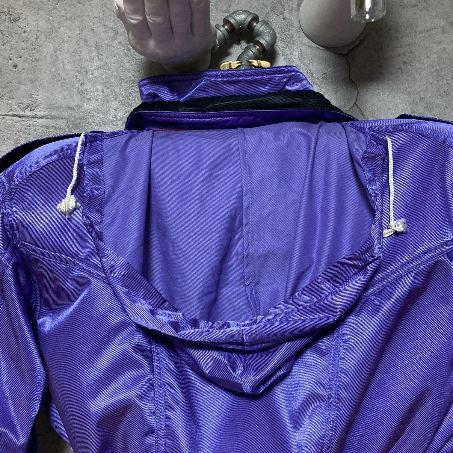 hooded ski jacket snowboard windex pro purple black