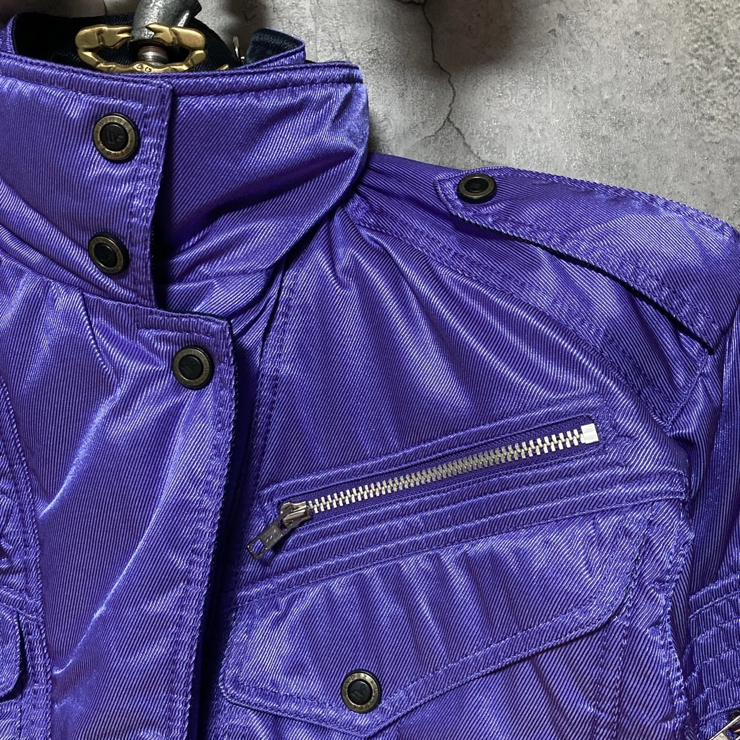hooded ski jacket snowboard windex pro purple black