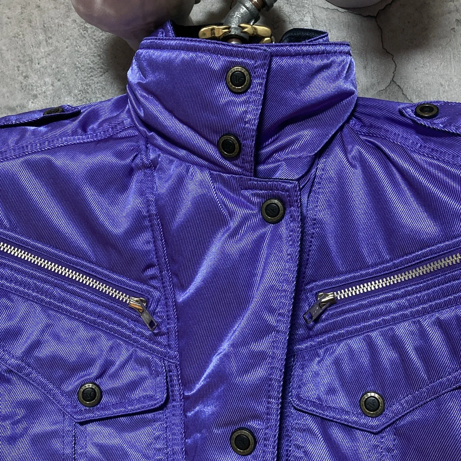 hooded ski jacket snowboard windex pro purple black