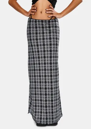 Inkblot Check Sayang Skirt