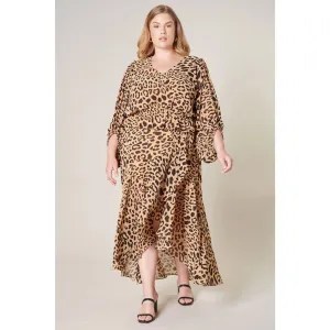 Java Leopard Midi Skirt