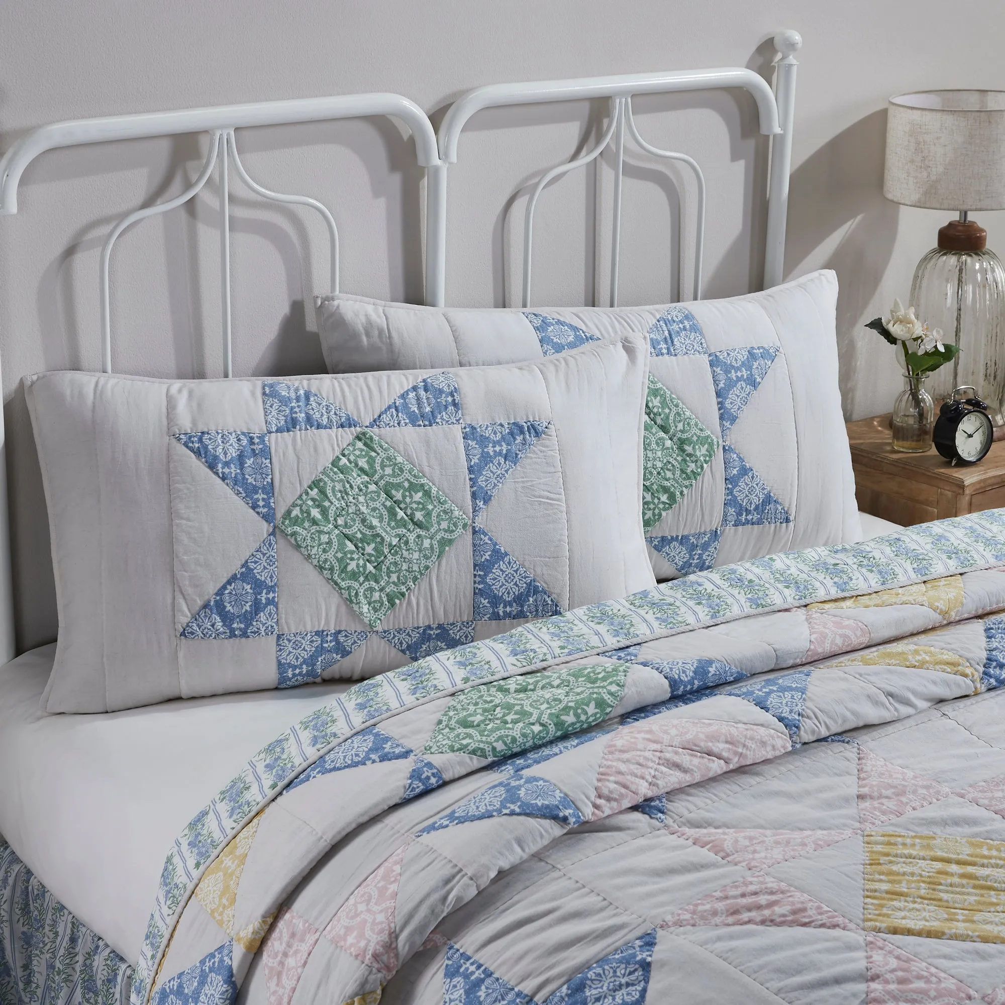 Jolie Quilted King Sham 21x37"