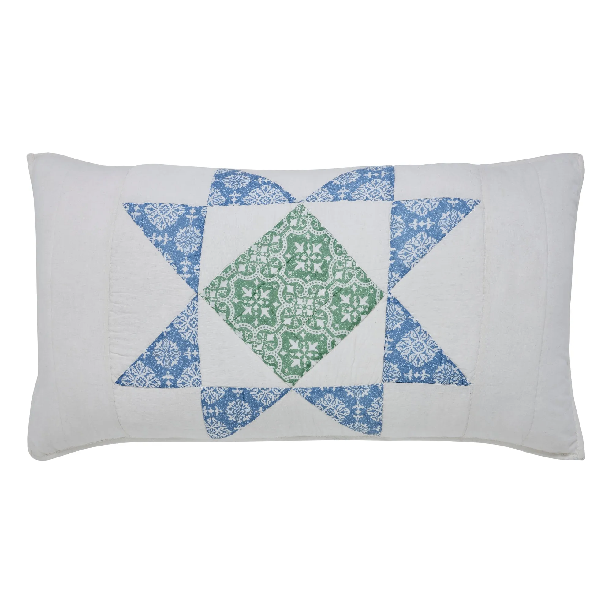 Jolie Quilted King Sham 21x37"