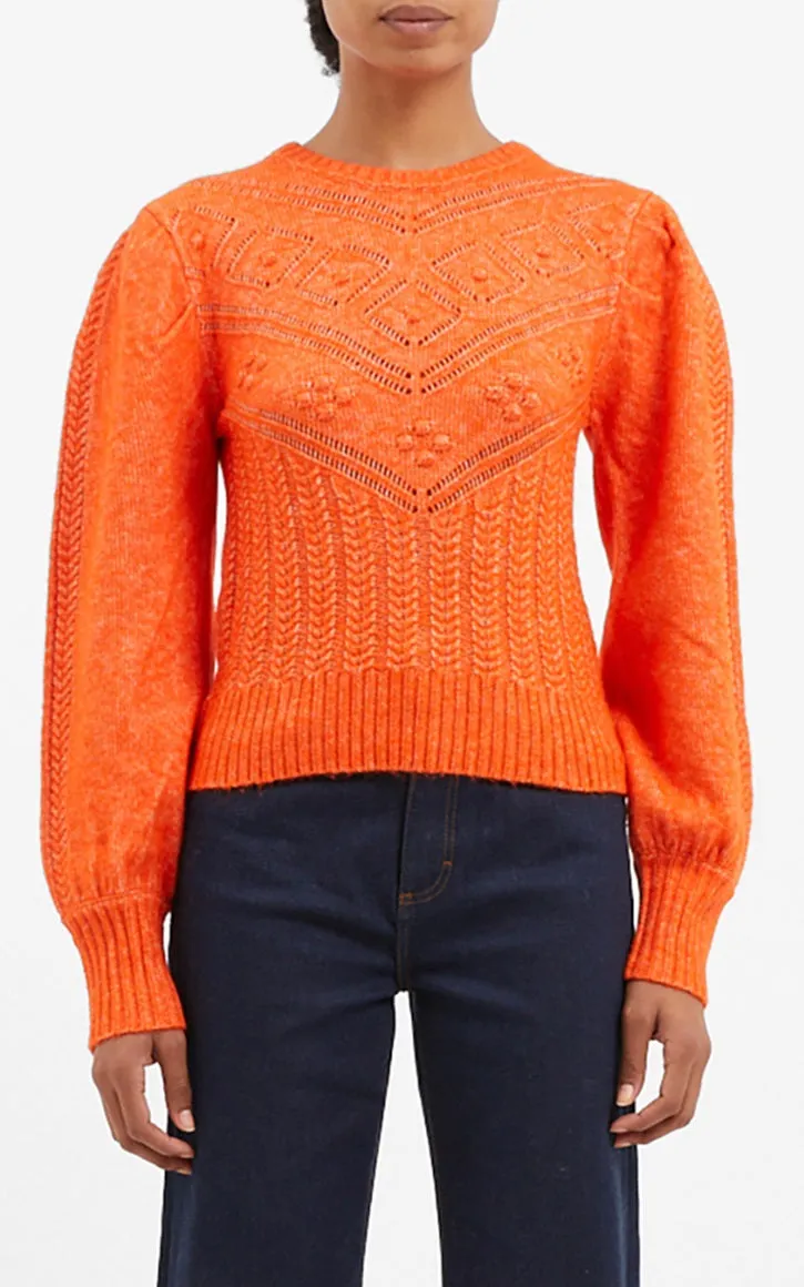 Kitty Jumper Mandarin Red - French Connection