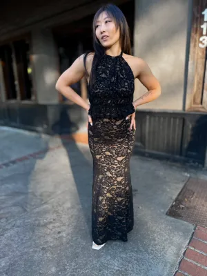 Lace Luxe Halter Set