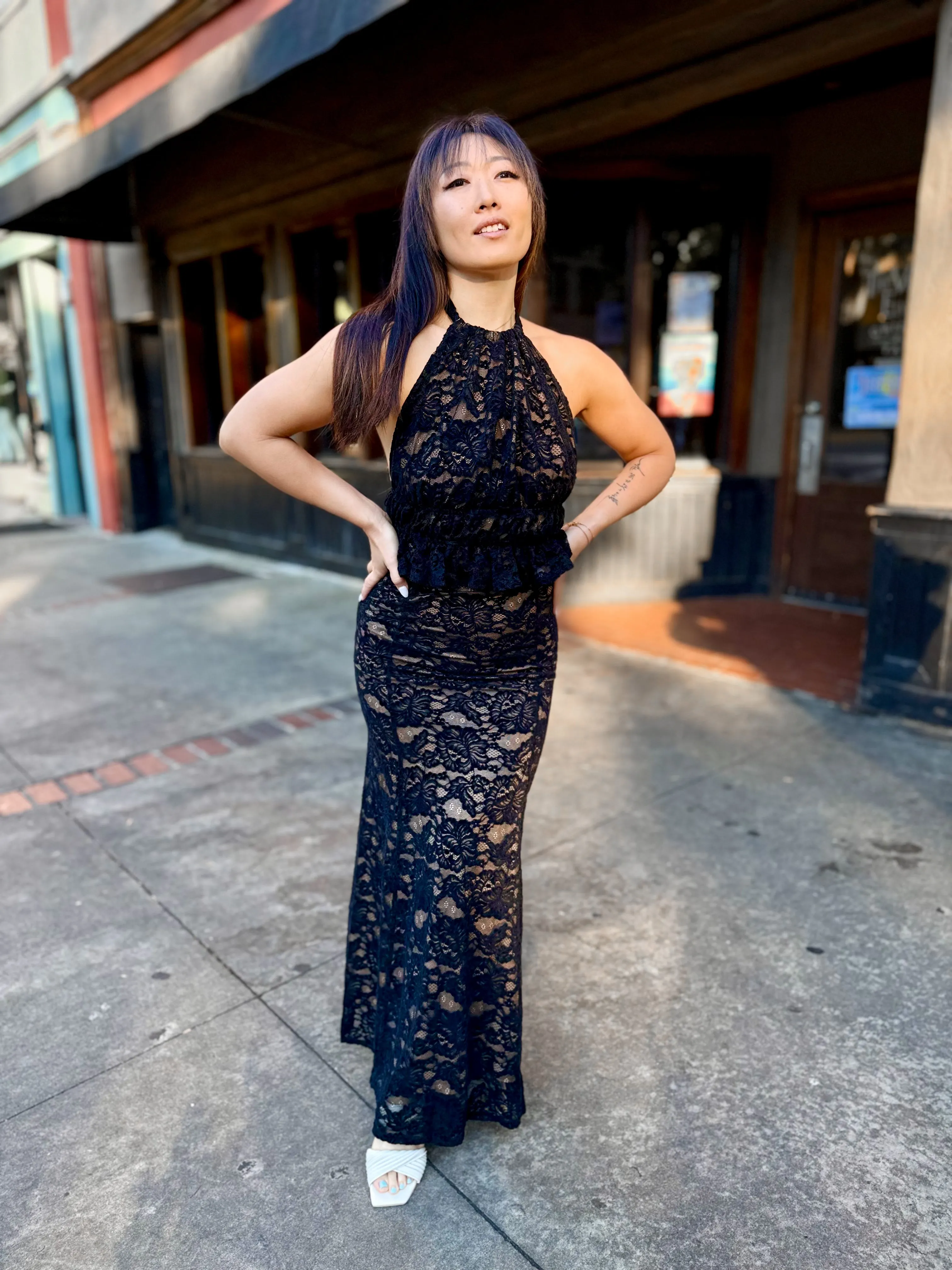 Lace Luxe Halter Set