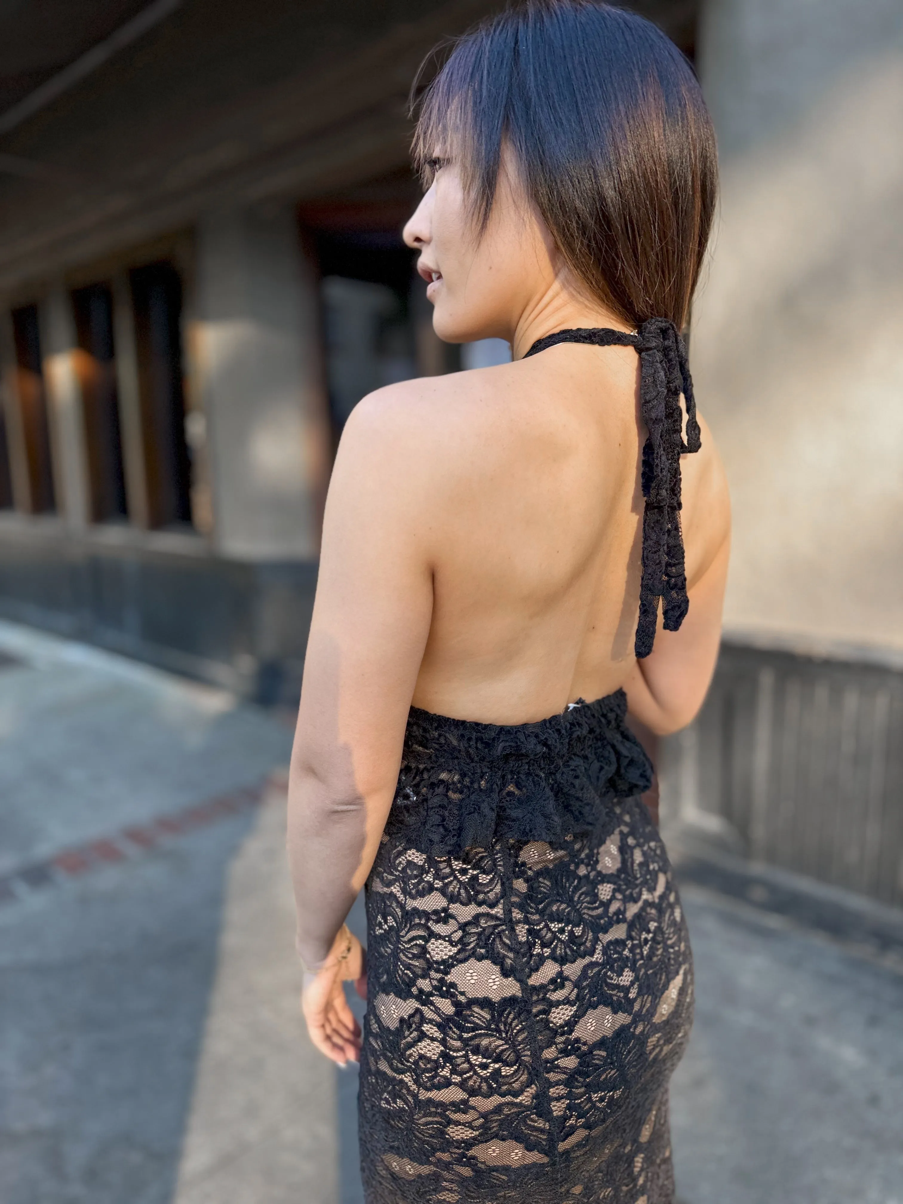 Lace Luxe Halter Set