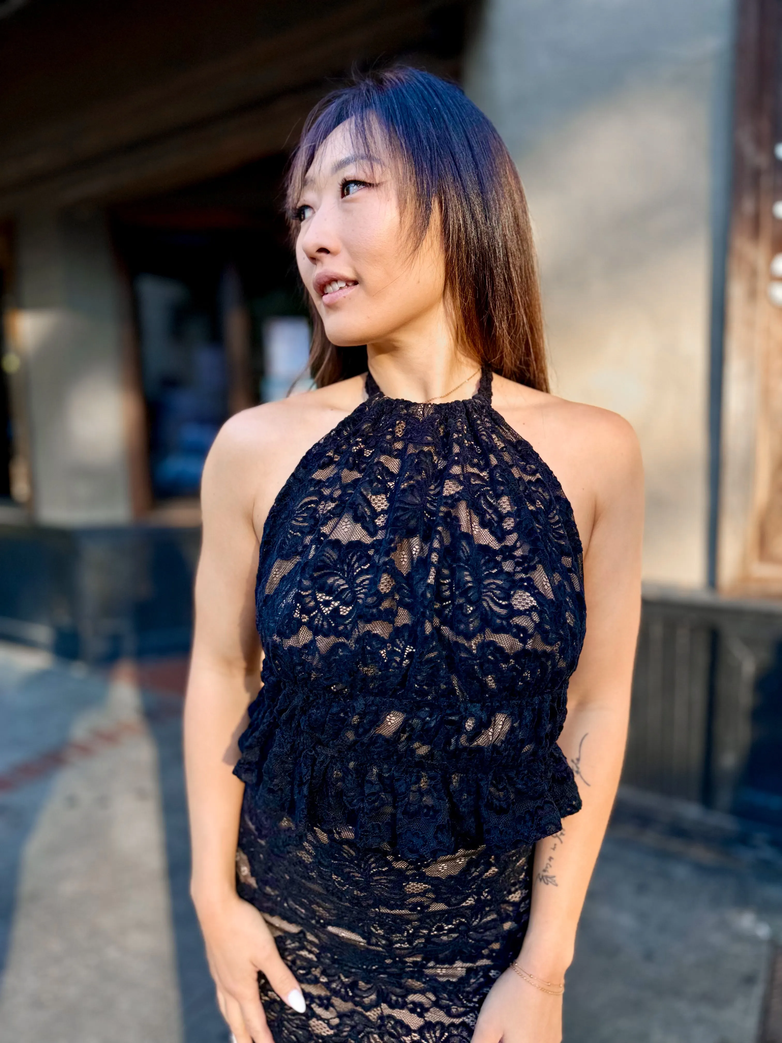 Lace Luxe Halter Set