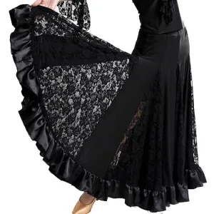 Layered Maxi Classic Ballroom Skirt