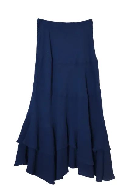 Long Mermaid Layered Skirt by Color Me Cotton