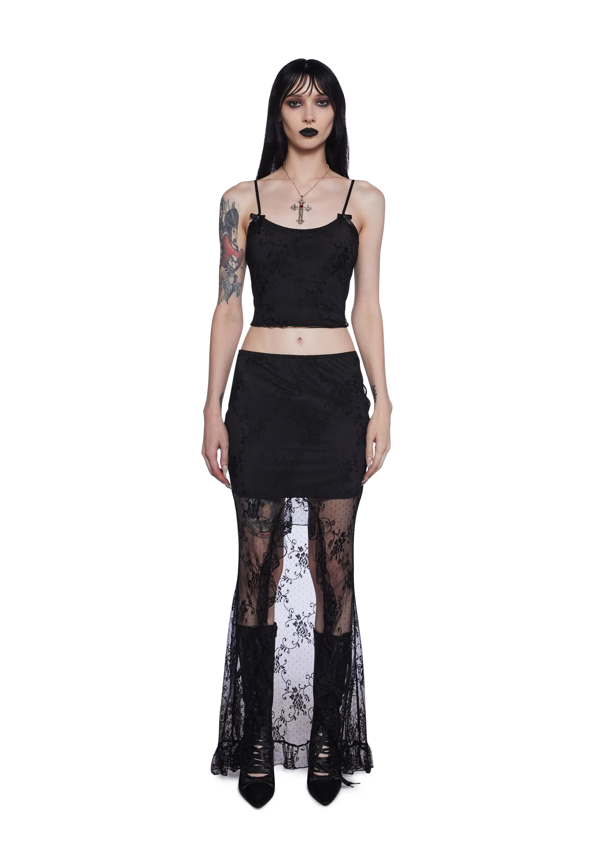 Love Spell Lace Skirt Set