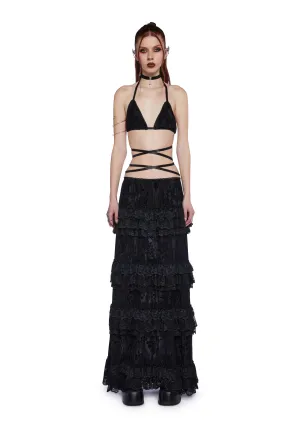 Magical Rituals Velvet Skirt Set