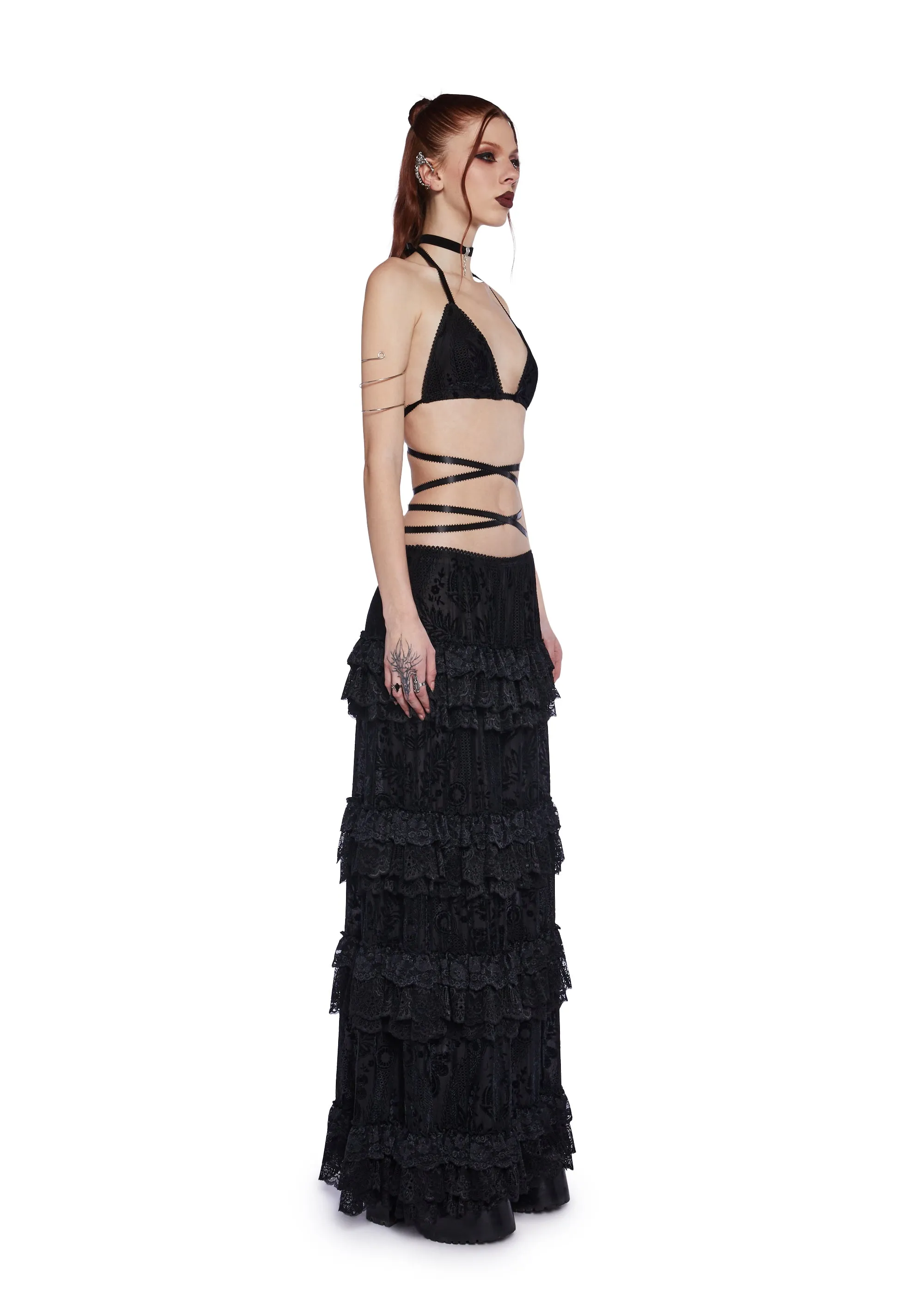 Magical Rituals Velvet Skirt Set