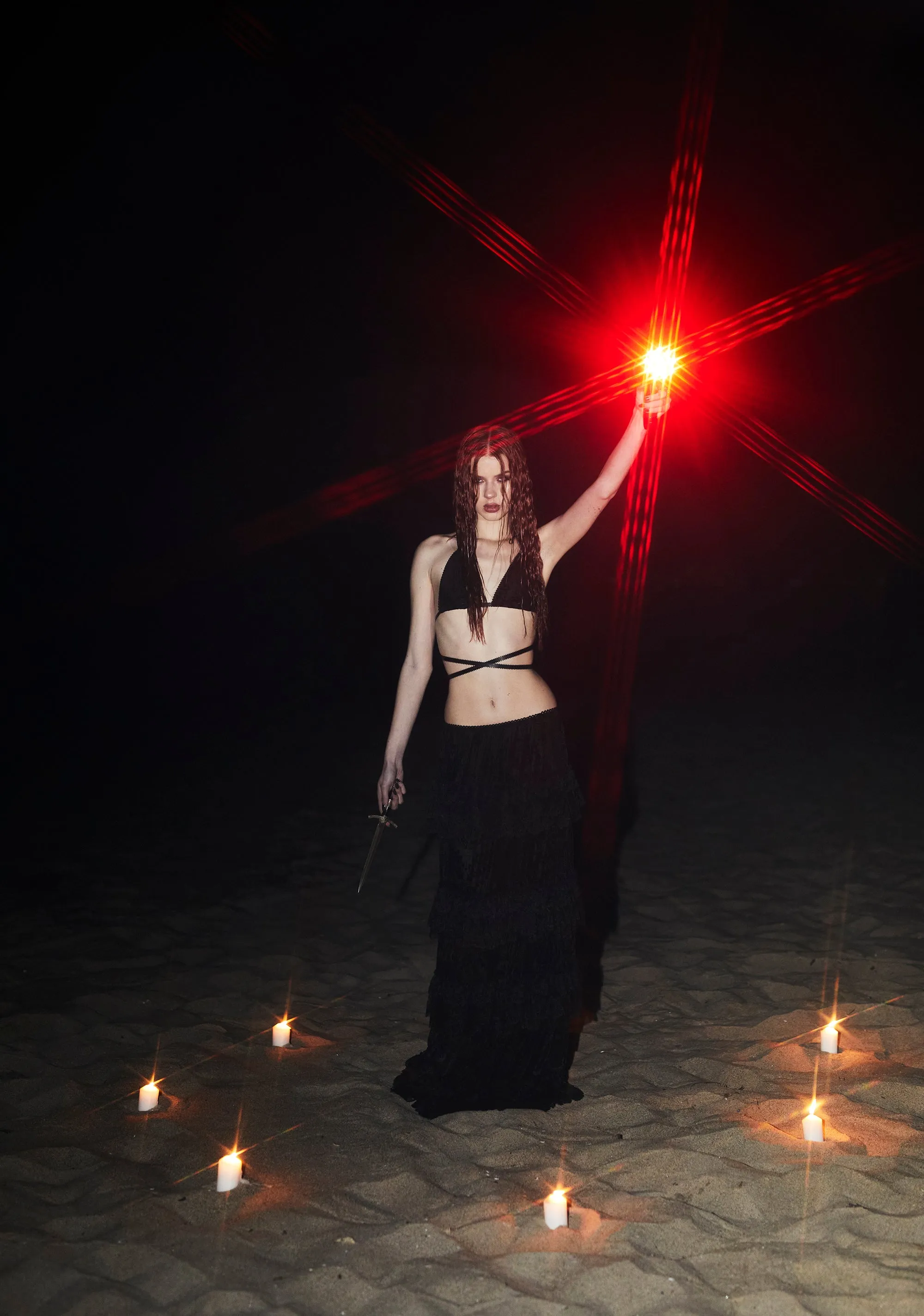 Magical Rituals Velvet Skirt Set