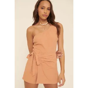 Malia One Shoulder Skort Romper