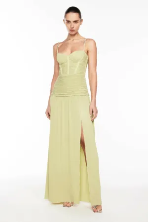 Manning Cartell Double Time Pleat Dress Pistacchio Size 10