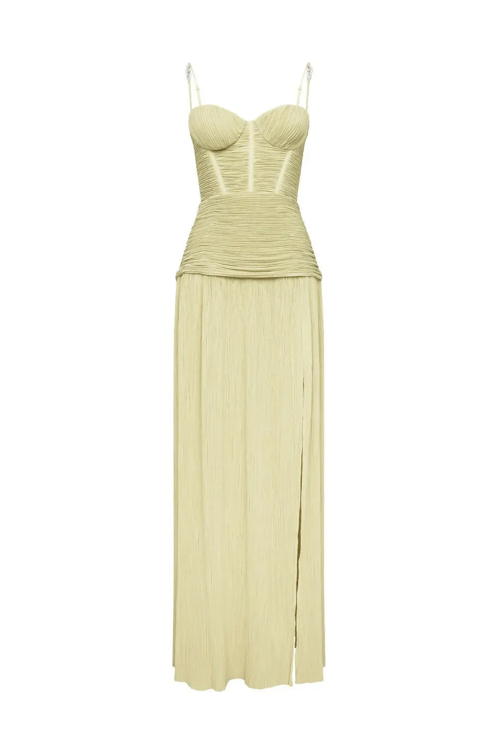 Manning Cartell Double Time Pleat Dress Pistacchio Size 10