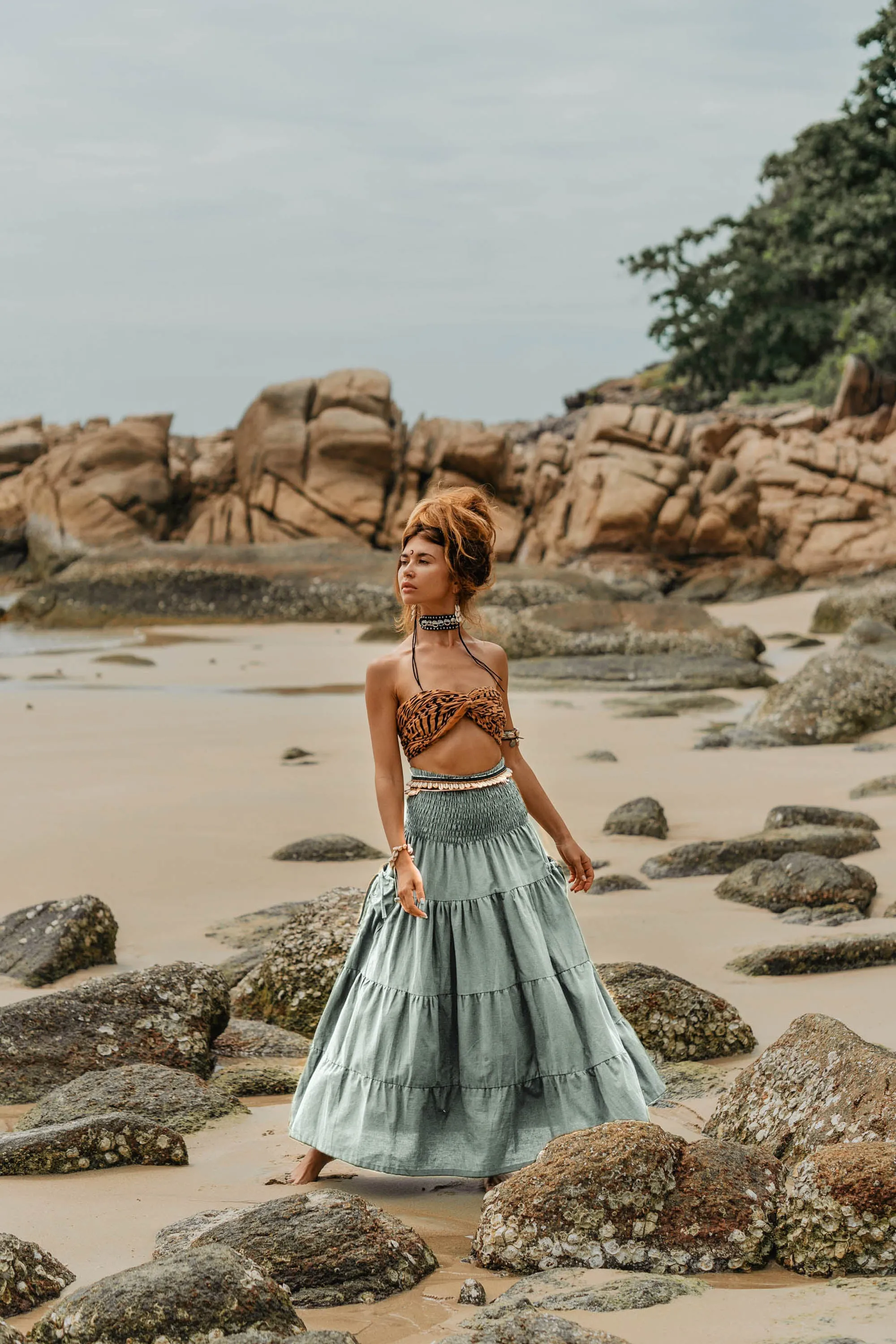Maxi Skirt Keela Sage