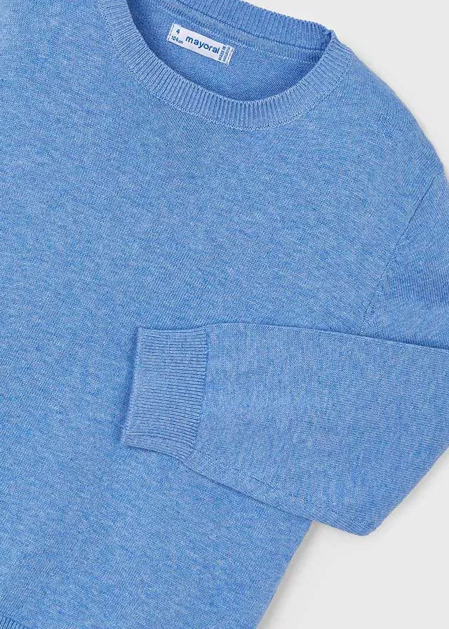 Mayoral Basic crew neck jumper H. Ocean