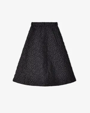 Melitta Baumeister - Women's Quilted A-Line Skirt - (Black)