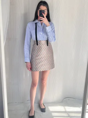 Miu Miu metallic skirt