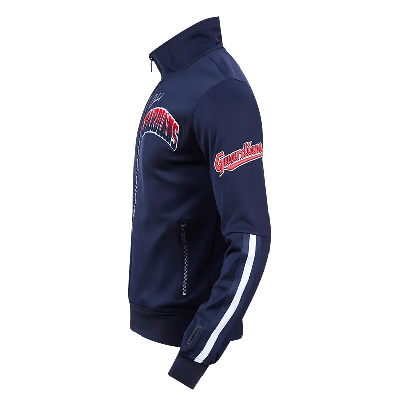 MLB CLEVELAND GUARDIANS HOMETOWN MEN'S TRACK JACKET (MIDNIGHT NAVY)