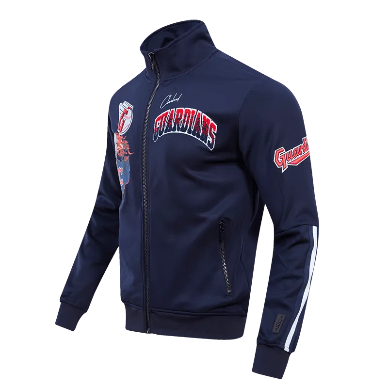 MLB CLEVELAND GUARDIANS HOMETOWN MEN'S TRACK JACKET (MIDNIGHT NAVY)