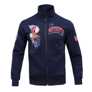 MLB CLEVELAND GUARDIANS HOMETOWN MEN'S TRACK JACKET (MIDNIGHT NAVY)
