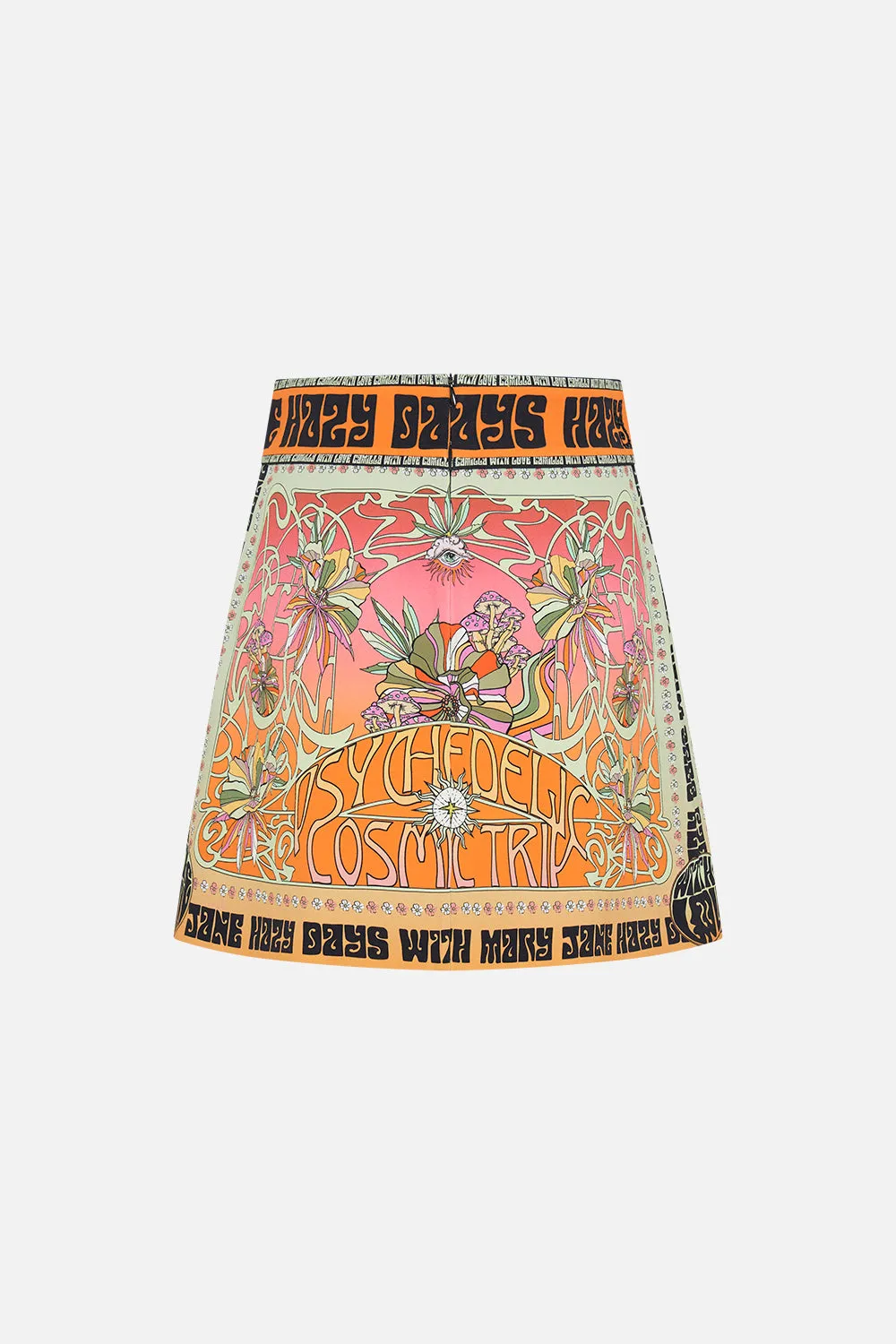 MOD POCKET MINI SKIRT LETS CHASE RAINBOWS