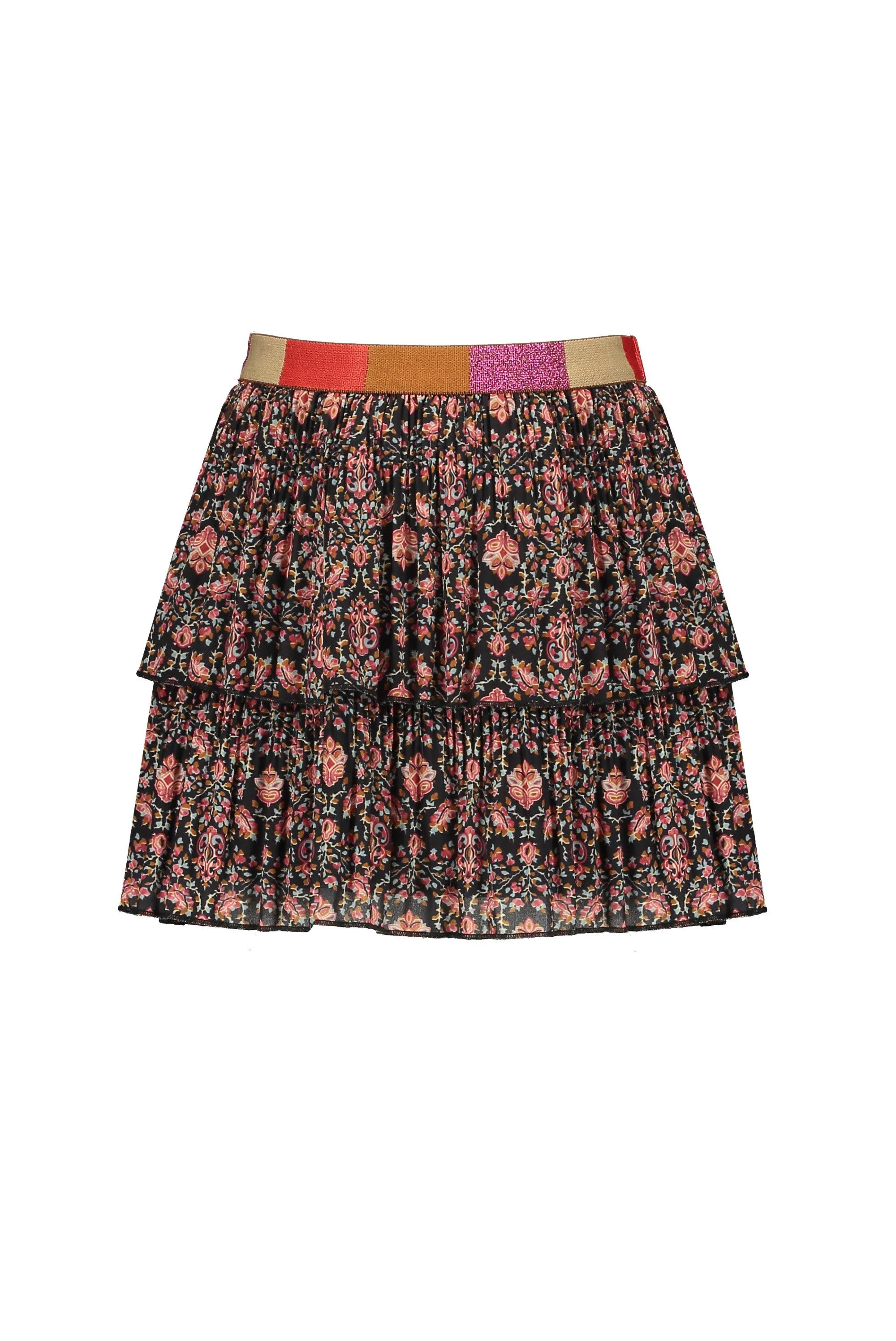 Nikki Double Layered Recyled PL Plissé Skirt