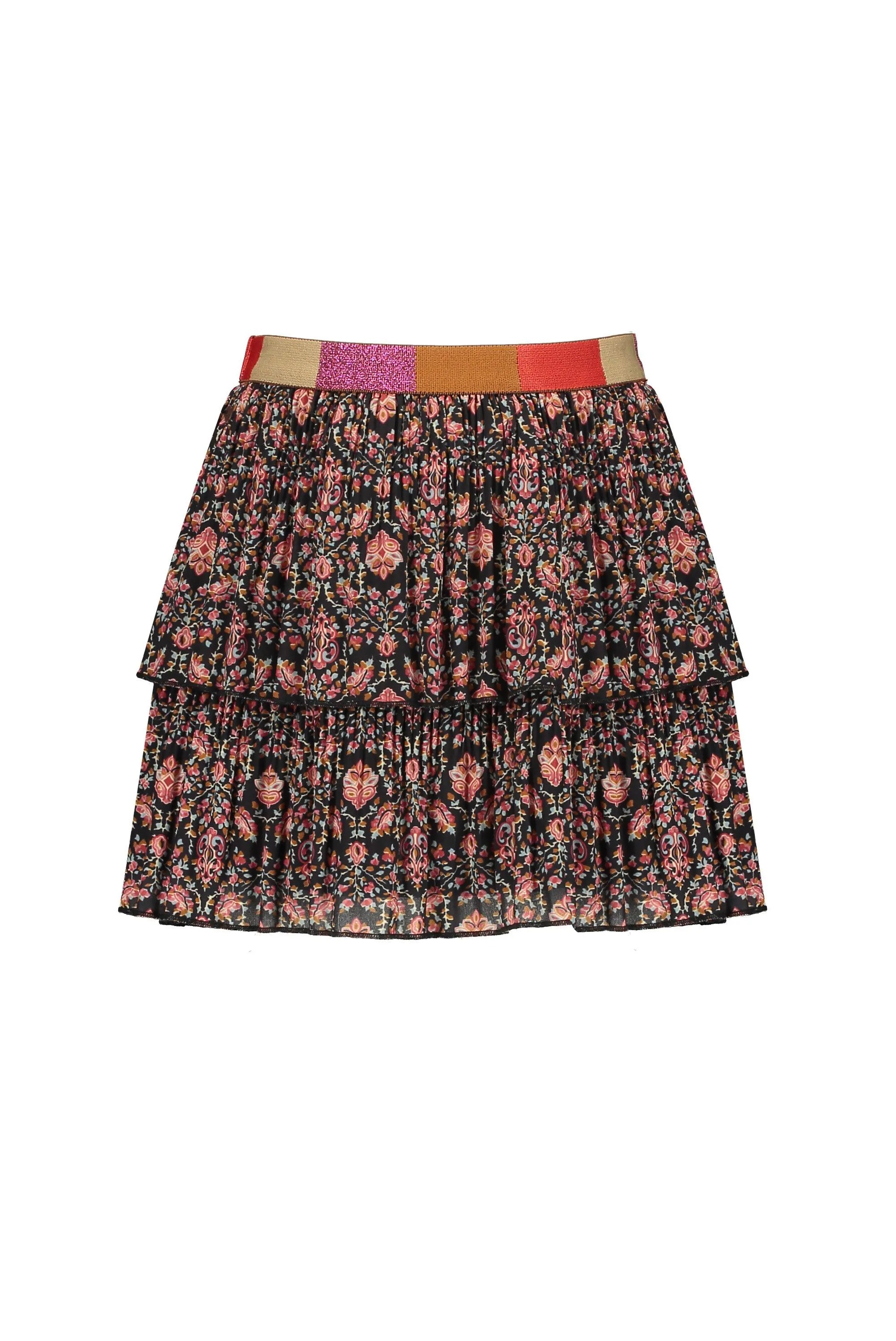 Nikki Double Layered Recyled PL Plissé Skirt