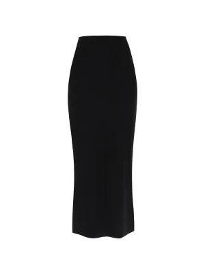 Norma Kamali Ruched Maxi Skirt