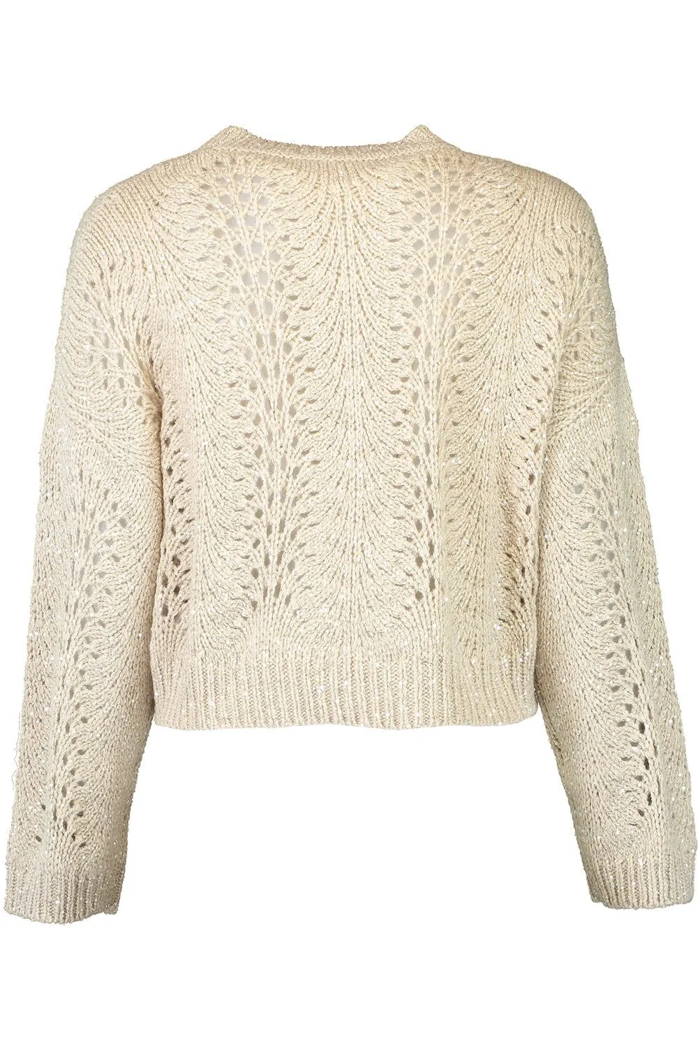 Open Knit Crewneck Jumper