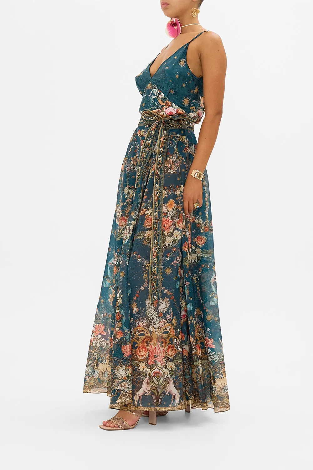 ORGANZA MAXI WRAP SKIRT SHE WHO WEARS THE CROWN