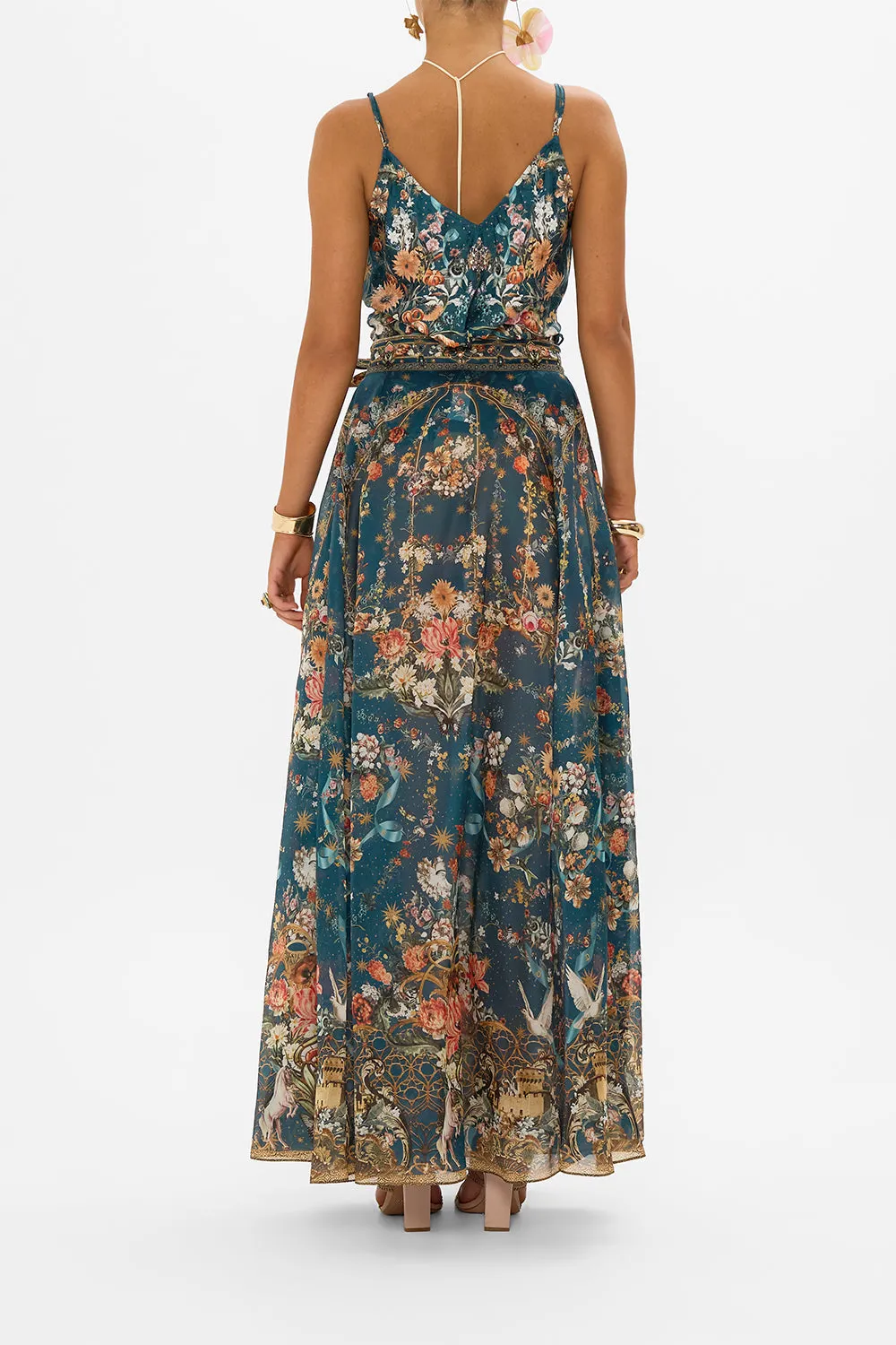 ORGANZA MAXI WRAP SKIRT SHE WHO WEARS THE CROWN
